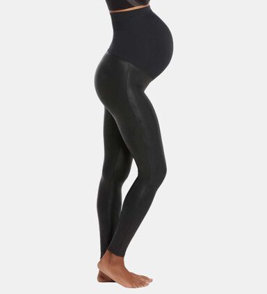 Mama Faux Leather Leggings