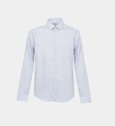 Monogram Slim-fit Collar Shirt