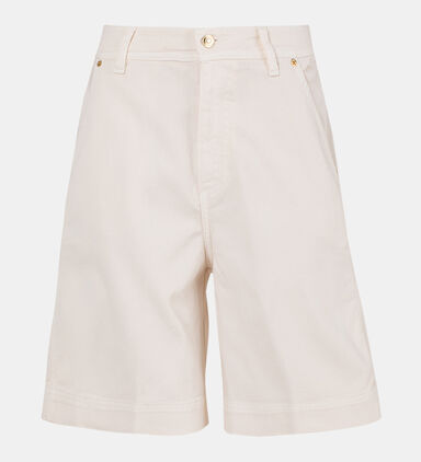 Todd Flared Denim Bermudas