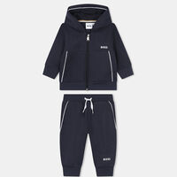 Hooded Cardigan And Pants Jogging Set