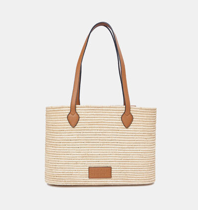 The Medium Raffia Basket Bag