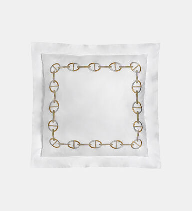 Chain Cotton Embroidered Euro Sham