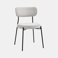 Archie Fabric Steel Dining Chair