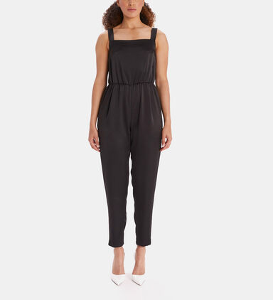 Satin Tapered Jumpsuit