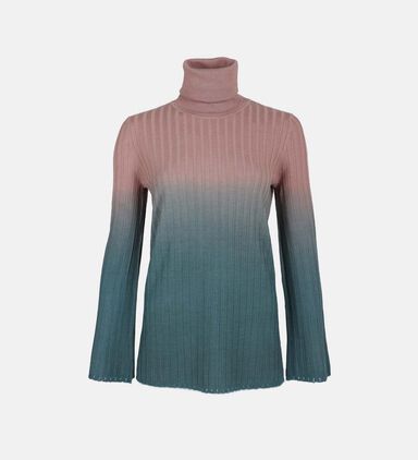 Knitted Ombre Long Sleeve Top