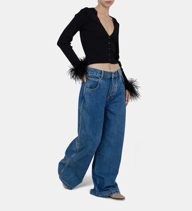 Lucas Wide-legged Denim Pants