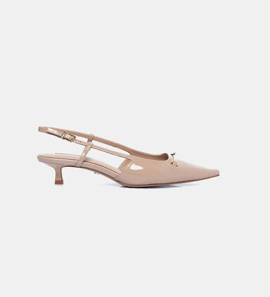 Patent Leather Slingback Sandals