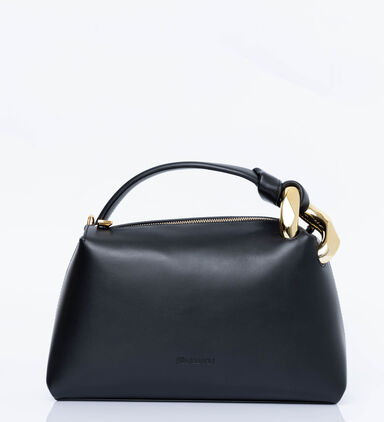 The Corner Leather Top Handle Bag