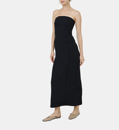 Triomphe Tailored Strapless Maxi Dress