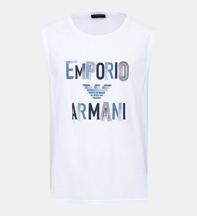 Printed Sleeveless T-shirt