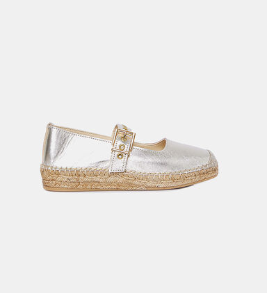 Buckle Strap Flatform Espadrilles