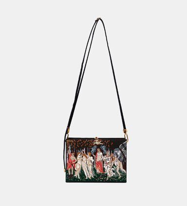 Spring Botticelli Strapped Book Clutch