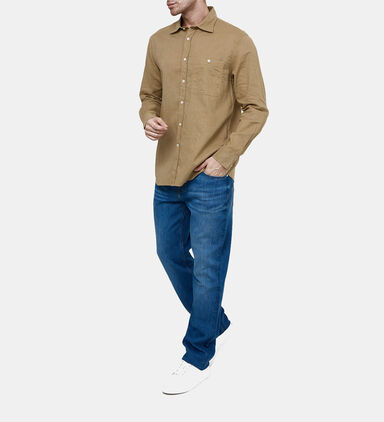 Regular Fit Linen Shirt