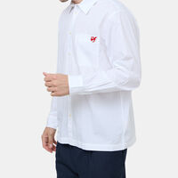 Peace Bird-embroidery Button-down Shirt