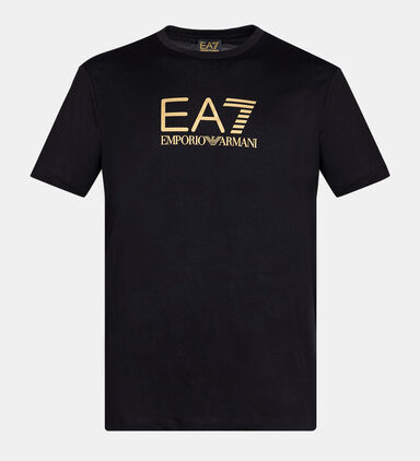 Cotton Gold Logo-print T-shirt