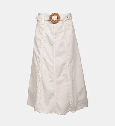 Tinna Flared Denim Skirt