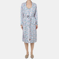 Polyester Floral Dressing Gown