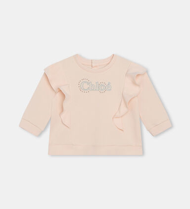 Organic Cotton Ruffled Sweatshirt