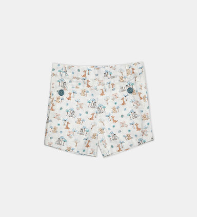 Denis Cotton Adjustable Waist Shorts