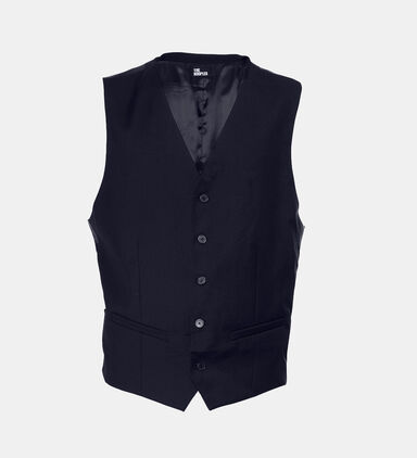 Wool Tailored-cut Suit Vest