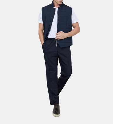 Quilted Poplin Waistcoat