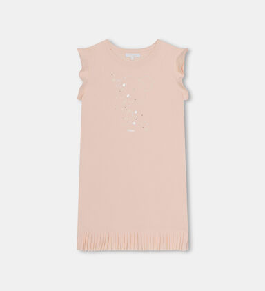 Organic Cotton Logo-embroidery Dress