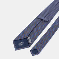 Patterned Pure Silk Neck Tie