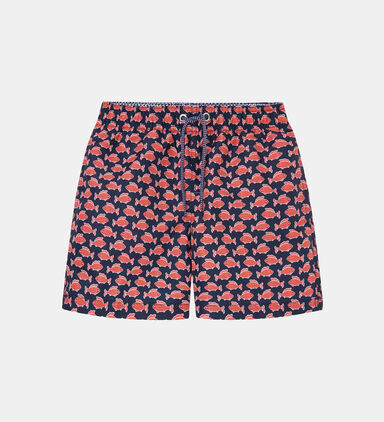 Fish-print Swimming Shorts