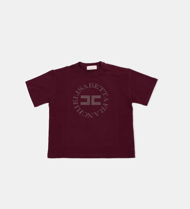 Cotton Circular Logo T-shirt