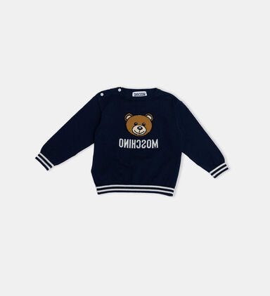 Teddy Logo Cotton Sweatshirt