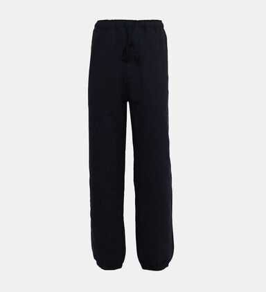 Cotton Drawstring Waist Lounging Pants