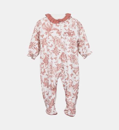 Toile De Jouy Pyjama Overalls