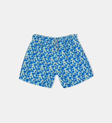 Junior Boy Mini Duckin Good Printed Swim Shorts