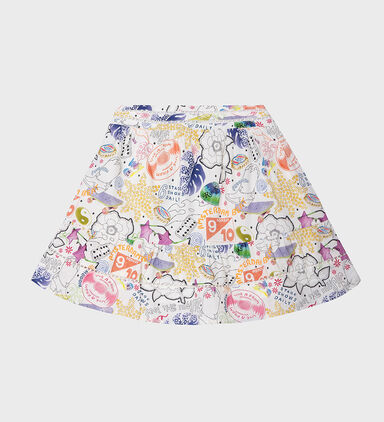 Girl All-over Printed Mini Skirt