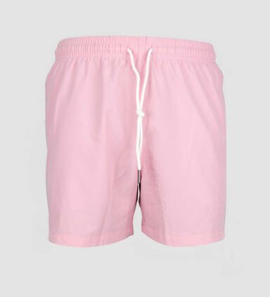 White Drawstring Swim Shorts