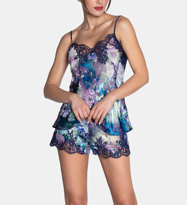 Silk Floral-print Camisole