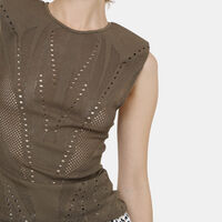 Short Sleeve Embroidered Top