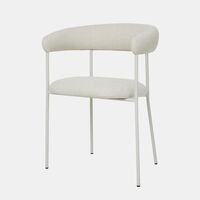 Plenti Boucle Fabric Dining Chair