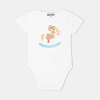 Teddy Bear-print Babygrow Set