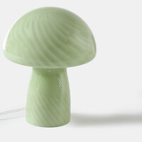 Glass Mushroom-shaped Table Lamp