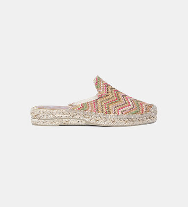 Multicolored Mule Espadrilles