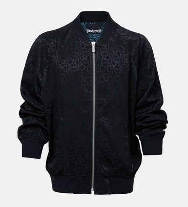 Logo-jacquard Bomber Jacket