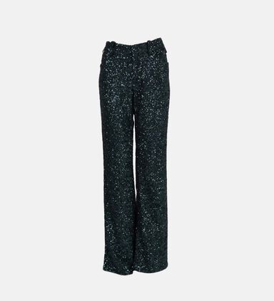 Pistol Sequin Flared Trousers