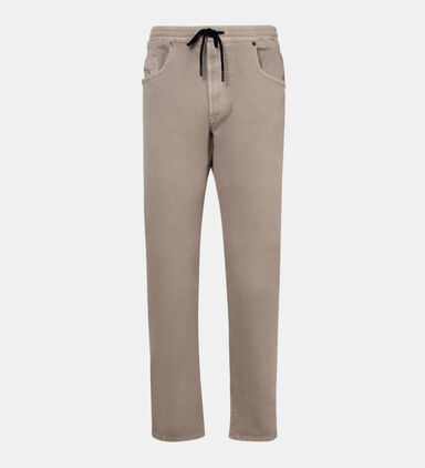 Cotton Drawstring Tapered Trousers