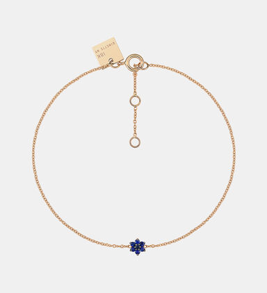 Mini Sapphire Star 18k Bracelet