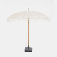 Lux Macram Bamboo Umbrella