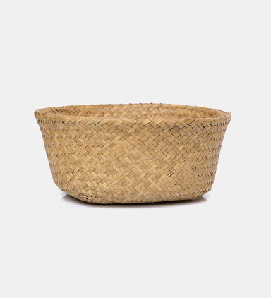 Seagrass Pompom Storage Basket