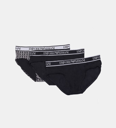 Logo-waistband Three-pack Slips