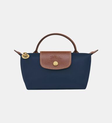 Le Pliage Leather Flap Pouch