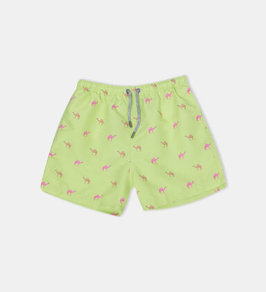 Junior Mini Camel Printed Swim Shorts